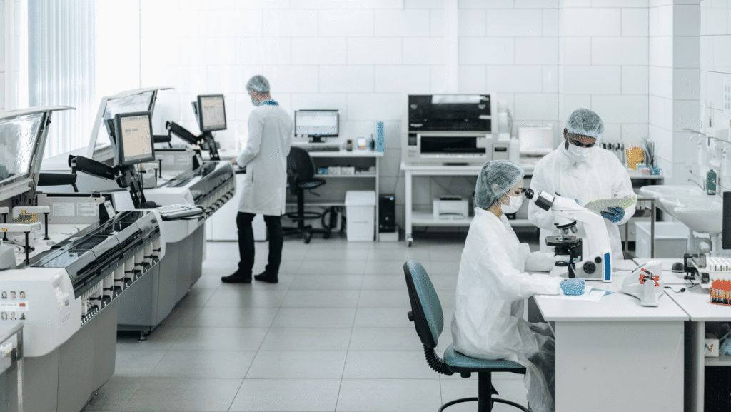Sterile laboratory environment for infectious disease diagnostics