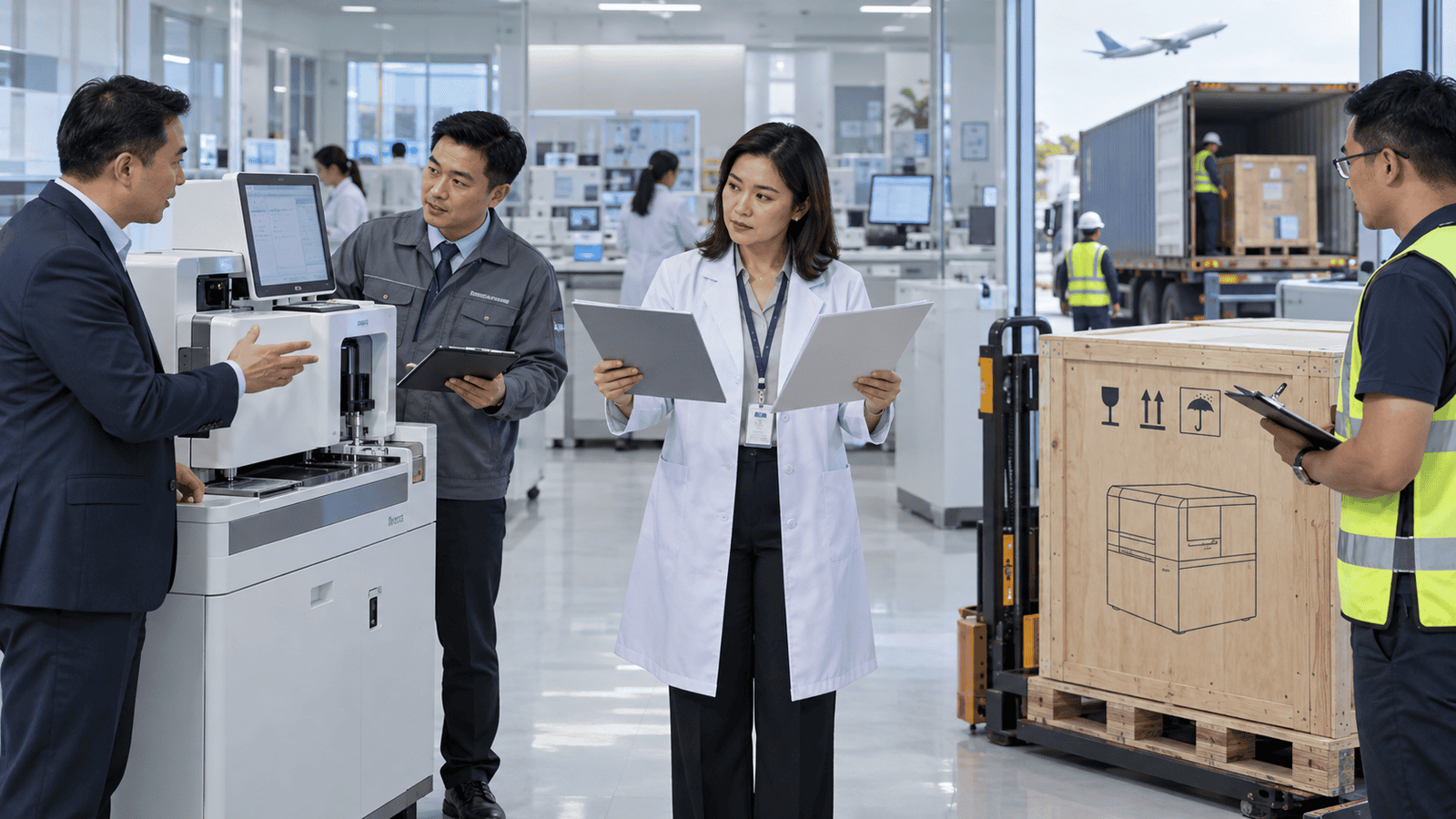 local distributor vs direct import for lab equipment